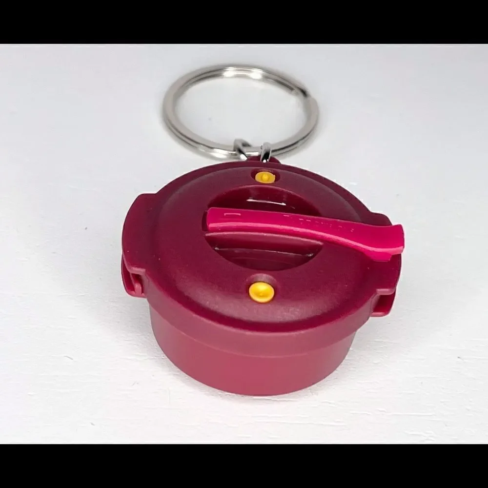 Tupperware Mini Microwave Pressure Cooker Keychain